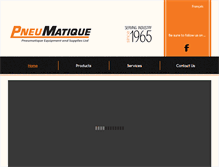 Tablet Screenshot of pneumatique.com